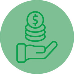 Charity Fund Vector Icon Design