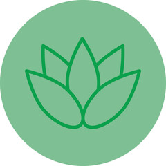Aloe Vera Vector Icon Design