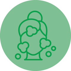 Face Cleanse Vector Icon Design