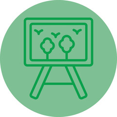 Canvas Vector Icon Design