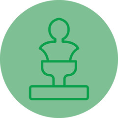 Sculpture Vector Icon Design