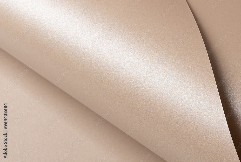 Poster beige texture background with glow effect glossy fold and curved structure rich reflection and cotto