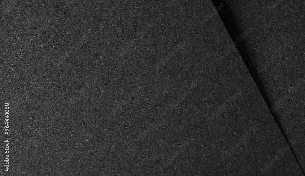 Poster black paper texture with minimalist design and luxury backdrop Rich material with clean sheet structure and dark gradient effect Modern, elegant spread