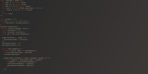 IDE Interface with Random Code: Programmer's Workspace