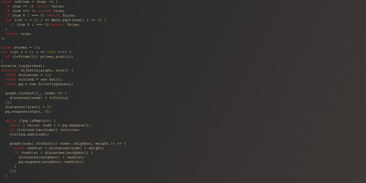IDE Interface with Random Code: Programmer's Workspace