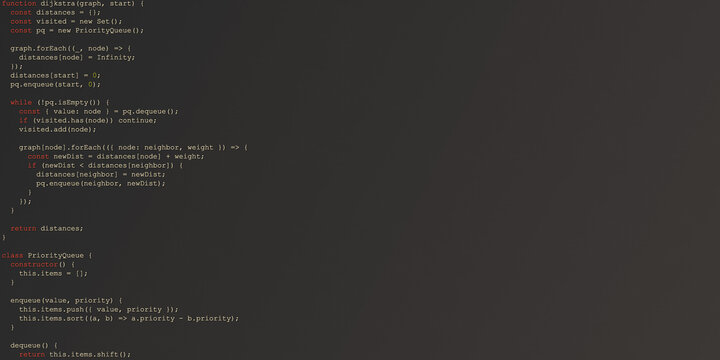 IDE Interface with Random Code: Programmer's Workspace
