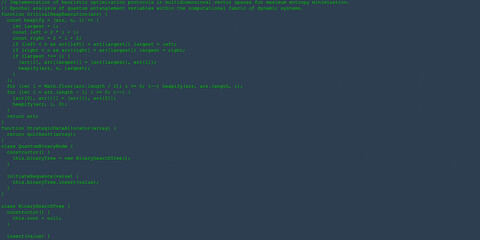 Programming Code on IDE Screen: Abstract Code Snippet