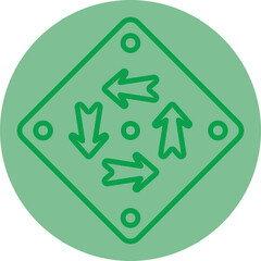 Rotating Arrows Vector Icon Design