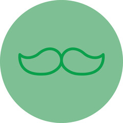 Moustaches Vector Icon Design