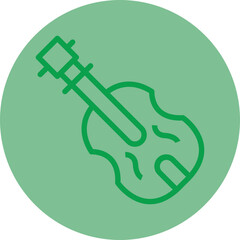 Violin Vector Icon Design