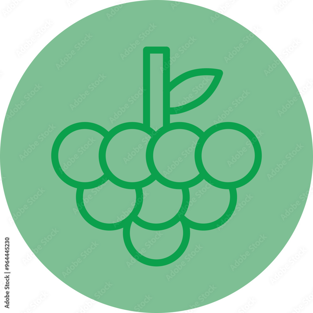 Canvas Prints grapes vector icon design