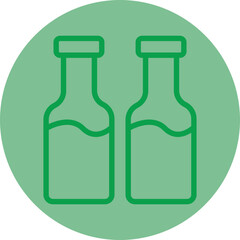 Bottles Vector Icon Design
