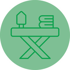 Ironing Board Vector Icon Design