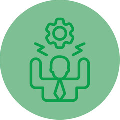 Overwork Vector Icon Design