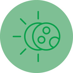 Eclipse Vector Icon Design