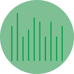 Audio Bars Vector Icon Design