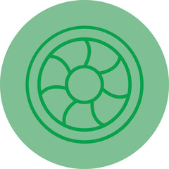 Fan Vector Icon Design