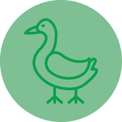 Goose Vector Icon Design