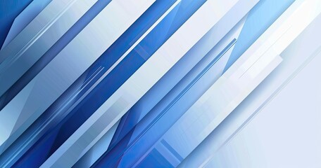 Obraz premium A modern abstract design featuring dynamic blue lines and shapes, ideal for backgrounds or digital media.