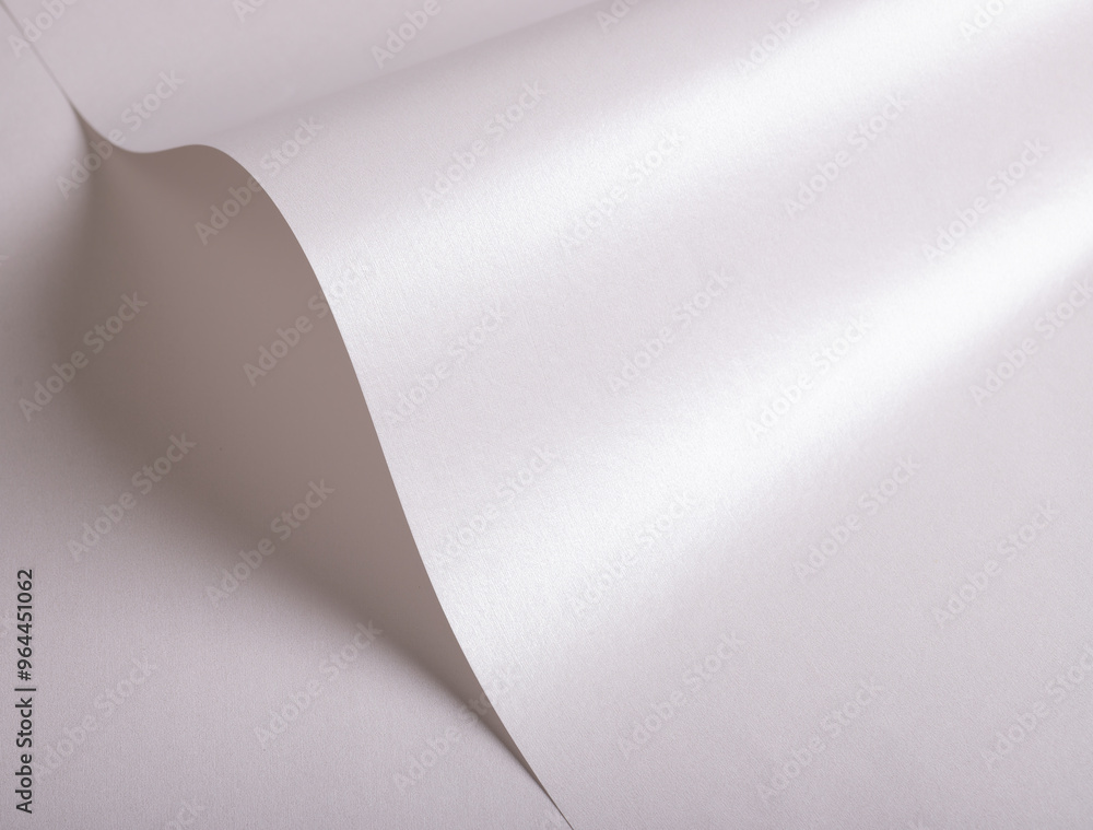 Poster pink and white paper texture with glossy reflection elegant wave and christmas glow rich gradient, b