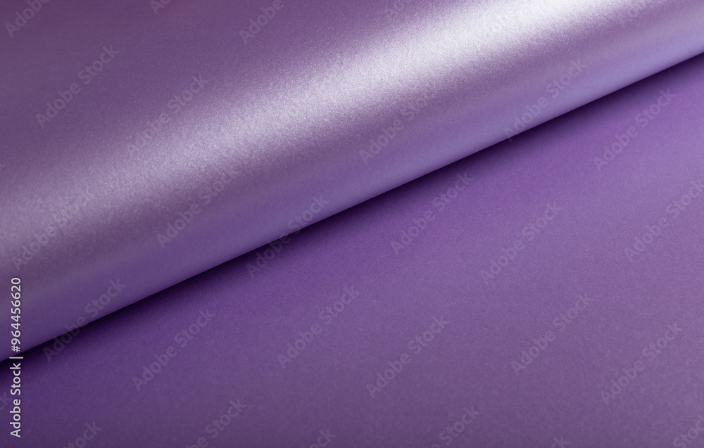 Poster purple paper with luxury design elegant backdrop with light, shadow, glossy curve and wave effects m