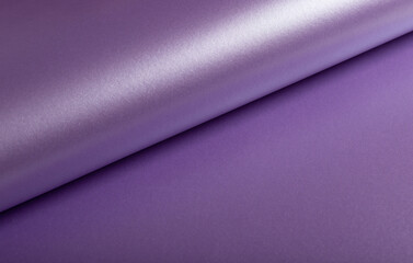 purple paper with luxury design Elegant backdrop with light, shadow, glossy curve and wave effects Modern cotton sheet and cardboard structure art