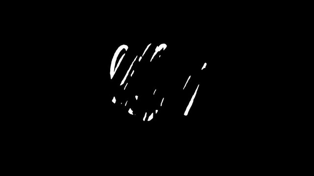 Hand drawn scribble Highlight animation  2D ,Circle animation ,Graphic animation 2d  effect