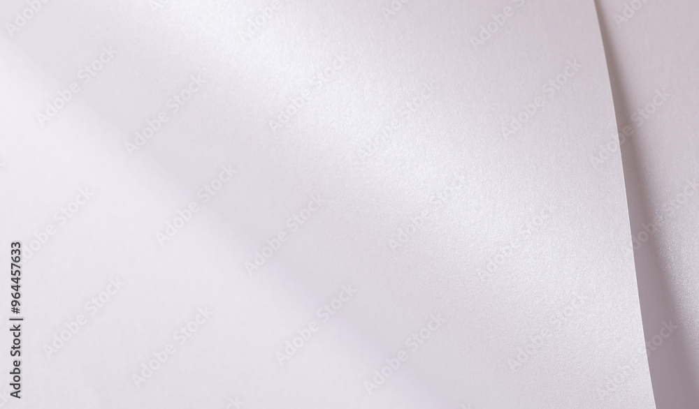 Poster White texture background with curved structure and fabric shine Elegant layout with Christmas glow, wavy reflection, and modern spread Rich design and folded effect
