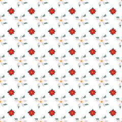 Traditional Vector Pattern Design in Christmas of December