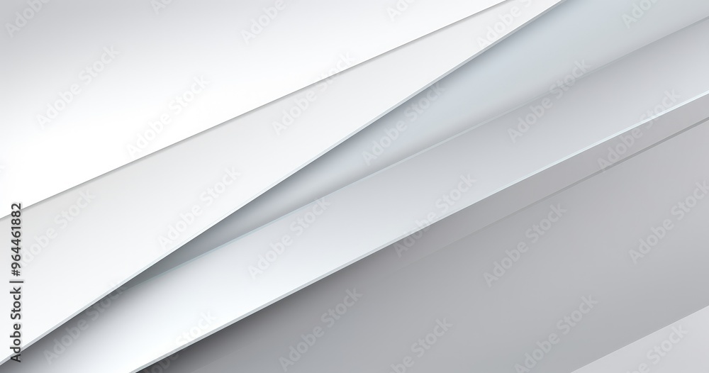 Poster a modern abstract design featuring overlapping layers of light and dark shades, creating a sleek, dy