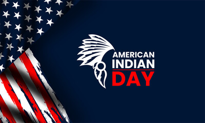 American Indian Day , vektor background .