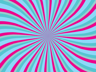 Vintage retro banner background. Colorful grunge wave wallpaper. Vector illustration. Twist party backround pattern.