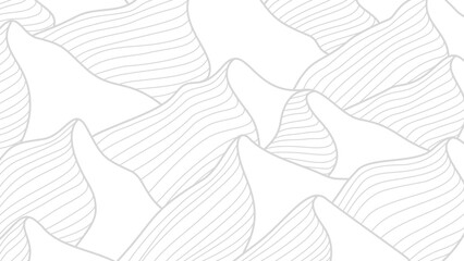 Abstract mountain background. Line style mountain background. Hand drawn Mountain line arts illustration.