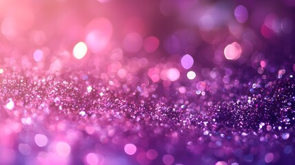 Shiny pink and purple glitch in close-up picture