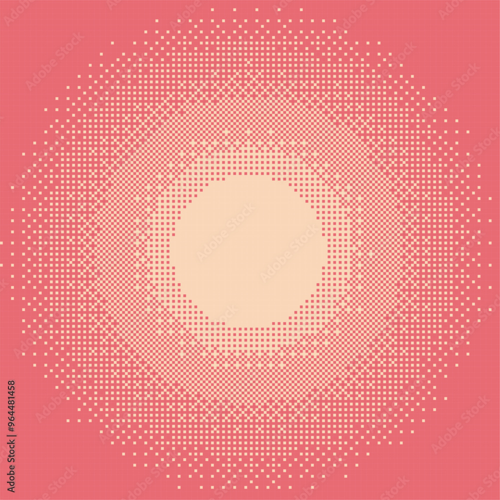 Aufkleber pixel art gradient dithering background, 8 bit retro video game style, pixel pattern, mosaic texture, halftone, vector illustration