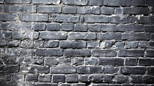 Fototapeta Designing interior with old gray brick wall background