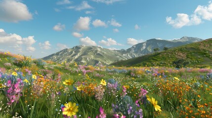 Obraz premium field of poppies