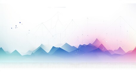 A serene abstract landscape featuring soft gradients and geometric shapes, evoking a sense of calm and creativity.