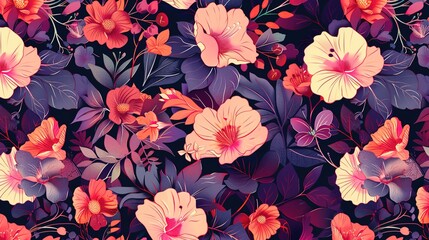 floral pattern seamless wallpaper