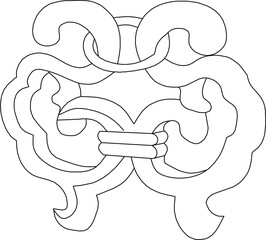 Sketch vector illustration silhouette design image icon logo symbol ornament classic vintage ethnic traditional ornament