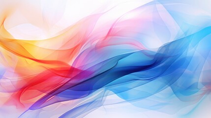 Fototapeta premium Vibrant Abstract Flowing Colorful Waves - Dynamic Gradient of Swirls