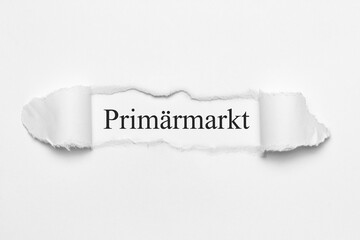 Primärmarkt	