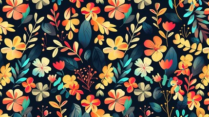 floral pattern wallpaper