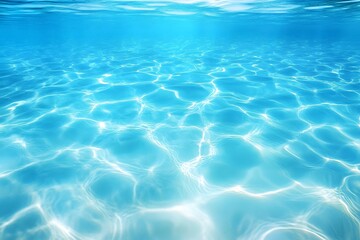 Ruhige und klare Wasseroberfl&auml;che unter blauem Himmel &ndash; Friedliche Meereslandschaft