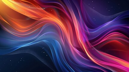 Obraz premium abstract wave colour harmony background