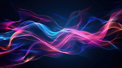 Obraz premium abstract wave colour harmony background