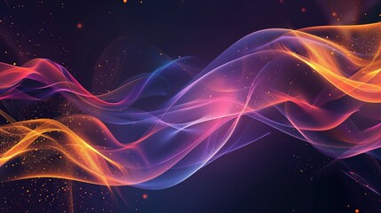 Fototapeta premium abstract wave colour harmony background