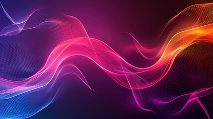 Obraz premium abstract wave colour harmony background