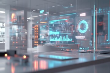 Fototapeta premium technologybackground 