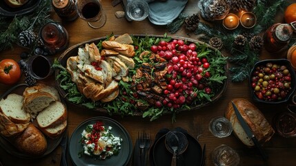 Christmas Dinner Table